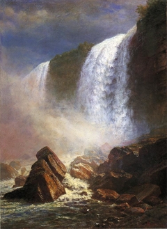 Niagara Falls from Below by Albert Bierstadt