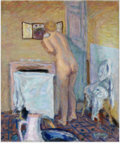 Nude before a Mirror by Pierre Bonnard