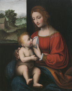 Nursing Virgin and Child by Bernardino Luini