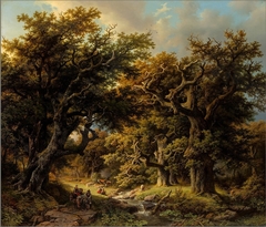 Oak Forest by Barend Cornelis Koekkoek