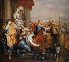 Odysseus discovering Achilles amidst the daughters of Lykomedes by Anthony van Dyck