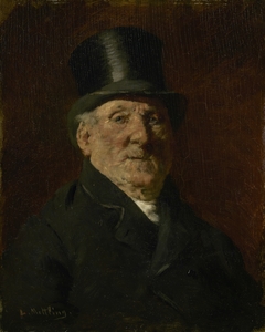 Old man by Louis Mettling