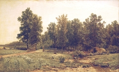 On the outskirts of the oak forest by Ivan Shishkin