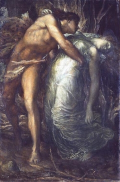 Orpheus And Eurydice by George Frederick Watts - George Frederick Watts - ABDAG003030 by George Frederic Watts