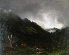 Otira Gorge by Petrus Van der Velden