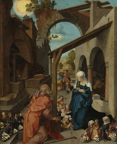 Paumgartner-Altar: Geburt Christi by Albrecht Dürer