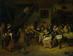 Peasant wedding by Jan Havicksz. Steen