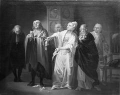 Philosophus udi egen Indbildning, V. akt, 7. scene by Christian August Lorentzen