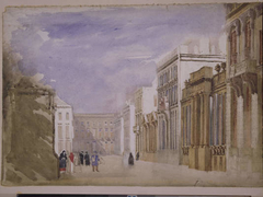 Place de Brabant, Brussels by David Cox Jr