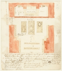 Plattegrond van een Catharinakapel by Unknown Artist