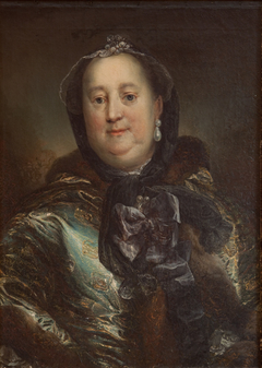 Portræt af hertuginde Antoinette Amalie af Braunschweig-Wolfenbüttel by Carl Gustaf Pilo