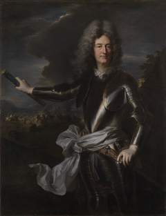 Portrait du maréchal Charles-Auguste Goyon de Matignon, comte de Gacé by Hyacinthe Rigaud