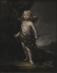 Portrait of a Noble Boy in Cupid's Costume by Abraham Wuchters