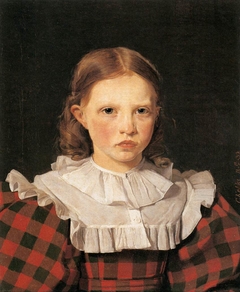 Portrait of Adolphine Købke, Sister of the Artist by Christen Købke