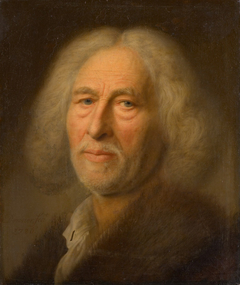 Portrait of an elderly man by Balthasar Denner