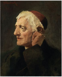 Portrait of Cardinal John Henry Newman (1801-1890) by David Woodlock