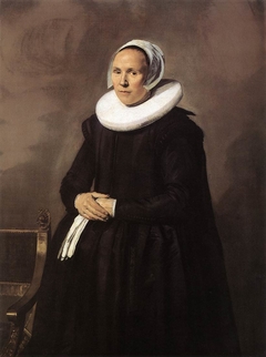 Portrait of Feyntje van Steenkiste by Frans Hals