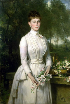 Portrait of Grand Duchess Elizaveta Fyodorovna by Carl Rudolph Sohn