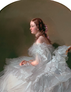 Portrait of Lydia Schabelsky, Baroness Staël-Holstein by Franz Xaver Winterhalter