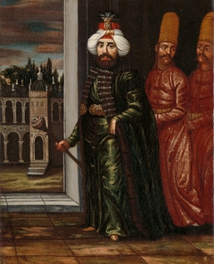 Portrait of Sultan Ahmed III by Jean Baptiste Vanmour