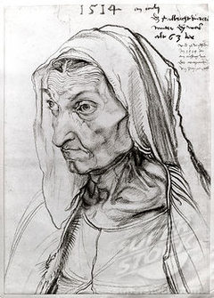 Portrait of the Artist's Mother at the Age of 63 by Albrecht Dürer