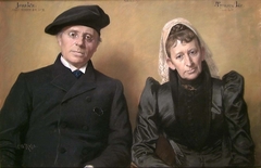 Portrait of the Author Jonas Lie and his Wife Thomasine by Christian Meyer Ross