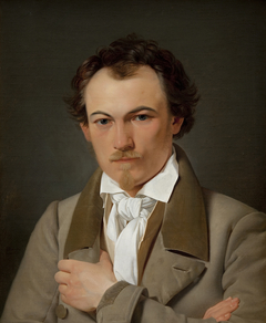 Portrait of the Scene Painter Troels Lund by Ditlev Blunck