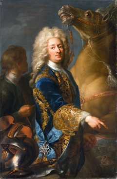 Portrait of Wilhelm VIII, Landgrave of Hesse-Kassel (1682-1760) by Herman Hendrik de Quiter the Younger