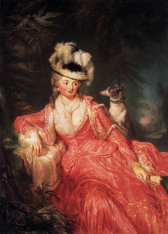 Portrait of Wilhelmine Encke, Countess Lichtenau by Anna Dorothea Therbusch