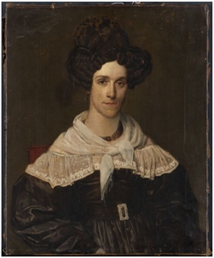 Portret van Fenna Alogonda de Wal-Baart de la Faille by Willem Bartel van der Kooi