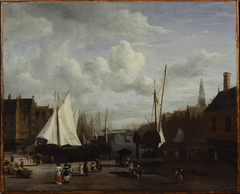 Quay at Amsterdam by Jacob van Ruisdael