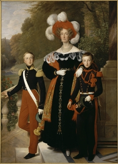 Queen Marie-Amélie with her Children by Louis Hersent