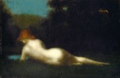 Reclining Nude by Jean-Jacques Henner