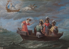 Reinaldo huye de las islas Afortunadas by David Teniers the Younger