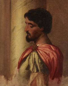 Roman Soldier. Copy of a fragment of the painting "The Massacre of the Innocents" by Bonifacio Veronese? by Artur Grottger