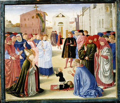 Saint Zenobius Resuscitating a Dead Child by Benozzo Gozzoli