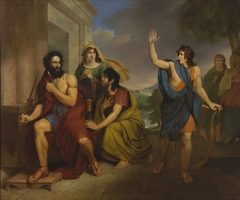 Saul’s anger at David by Antoni Brodowski