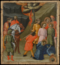 Scene from the Lives of Sts. Cosmas and Damian: Beheading by Alvaro Pirez d'Evora