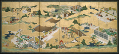 Scenes from the Tale of Genji by Kanō Tsunenobu