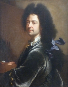 Self Portrait with Black Cord by Hyacinthe Rigaud