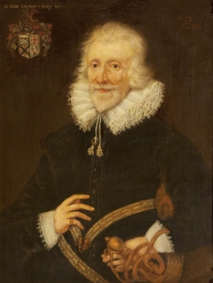 Sir Ralph Ellerker of Risby (b.1558/59) at the age of 73 (after British (English) School of 1632) by Rebecca Dulcibella Orpen