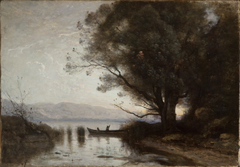 Souvenir of Riva by Jean-Baptiste-Camille Corot