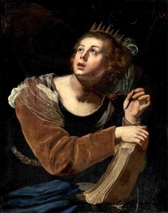 St Catherine of Alexandria by Artemisia Gentileschi