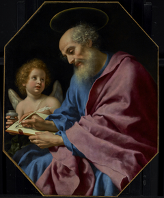 St. Matthew Writing His Gospel by Carlo Dolci