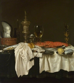 Still Life with a Lobster by Willem Claesz Heda