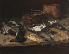 Stilleben mit toten Enten by Carl Schuch