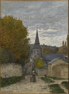 Street in Sainte-Adresse by Claude Monet