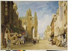 Street Scene at Alencon, Normandy by John Sell Cotman