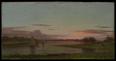 Sunset, Black Rock, Connecticut by Martin Johnson Heade