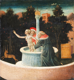 Susanna and the Elders by Domenico di Michelino